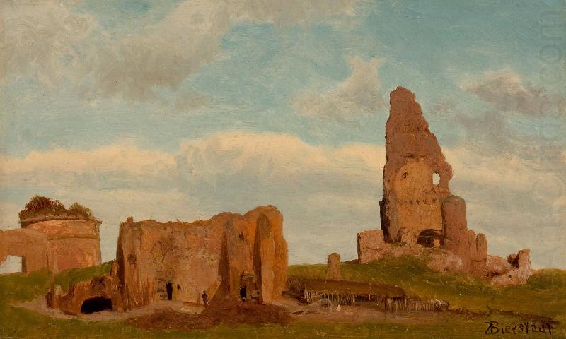 Ruins-Campagna of Rome, Albert Bierstadt